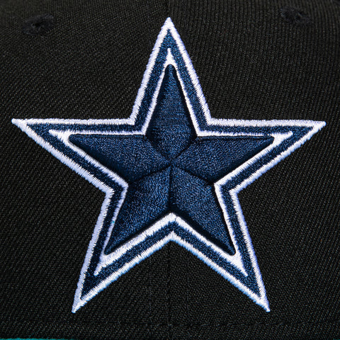 New Era 59Fifty Dallas Cowboys 1995 Super Bowl Patch Hat - Black, Teal