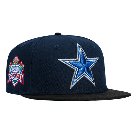 New Era 59Fifty Dallas Cowboys 1993 Super Bowl Patch Hat - Navy, Black Dallas Cowboys