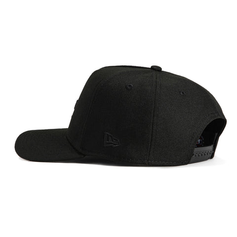 New Era 9Forty A-Frame New York Yankees Snapback Hat - Black, Black