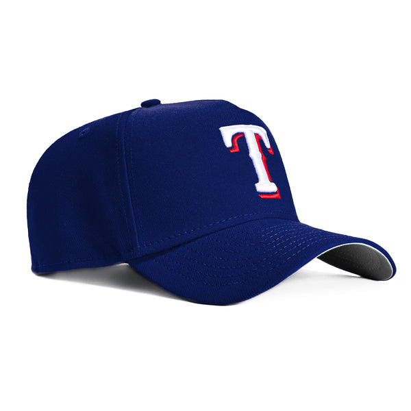 帽子 New Era Rangers 9thirty the apartment New Era 9Forty A-Frame Texas Rangers Snapback Game Hat - Royal