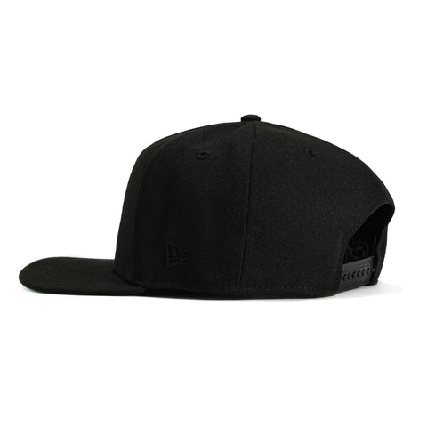 New Era 9Fifty A-Frame Pittsburgh Pirates Logo Patch Script Snapback Hat - Black