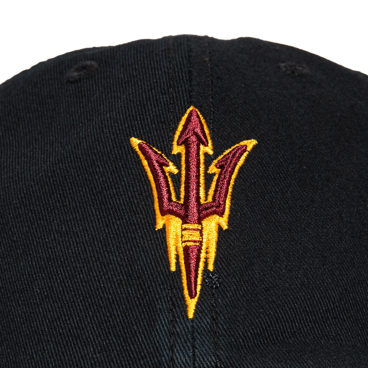 The letters ディアスキンプルオーバー S 47 Brand Arizona State Sun Devils Franchise Fitted Hat - Black