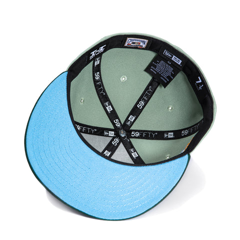 New Era 59Fifty San Francisco Giants 1989 World Series Patch Orange Hat - Everest Green, Green