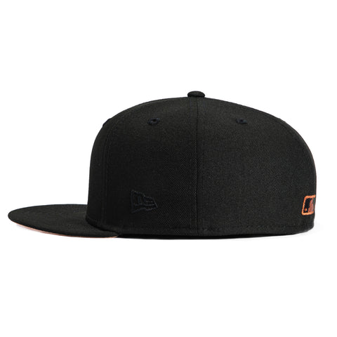 New Era 59Fifty Atlanta Braves 2025 All Star Game Patch Hat - Black, Peach