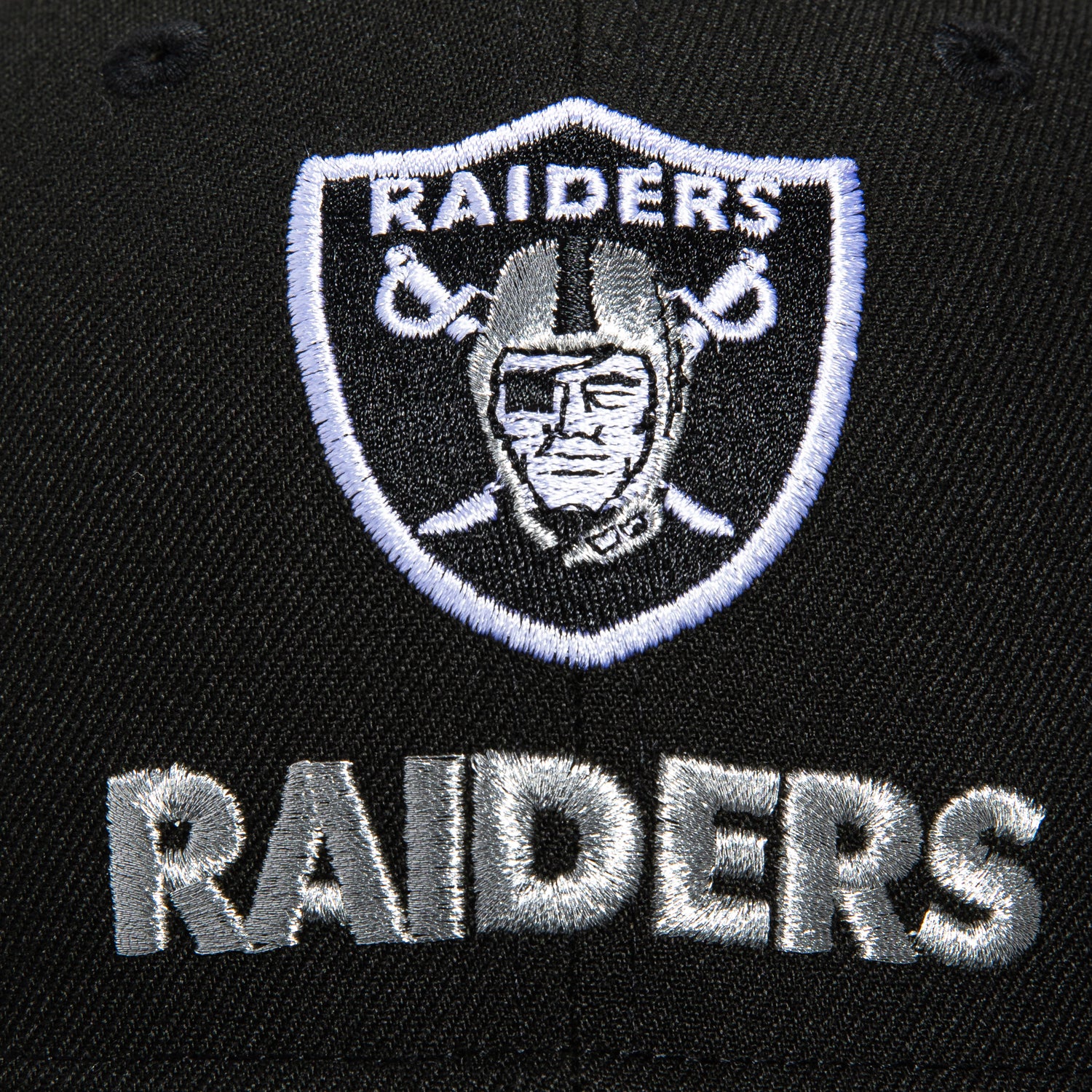 New Era 59Fifty Las Vegas Raiders Logo Hat - Black – Hat Club