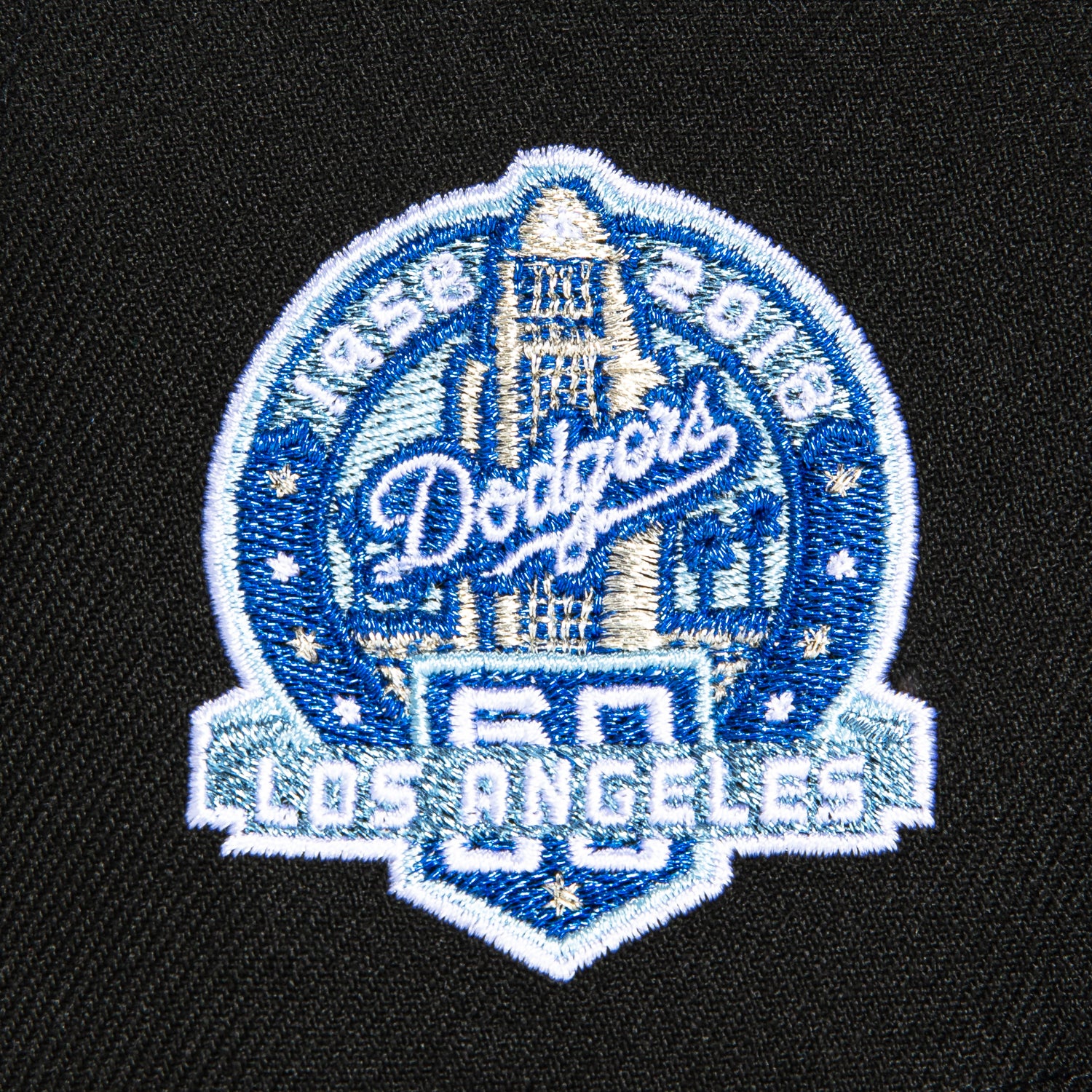 New Era 59Fifty Los Angeles Dodgers 60th Anniversary Patch Hat