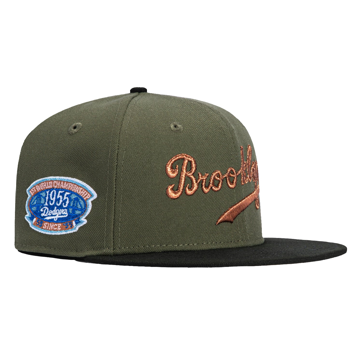 New Era 59Fifty Brooklyn Dodgers 1955 World Series Patch Script