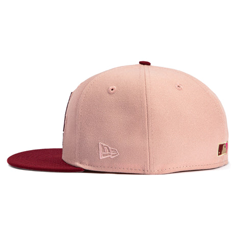 New Era 59Fifty Valentine's Day St Louis Cardinals 2006 World Series Champions Patch Logo Hat - Pink, Cardinal