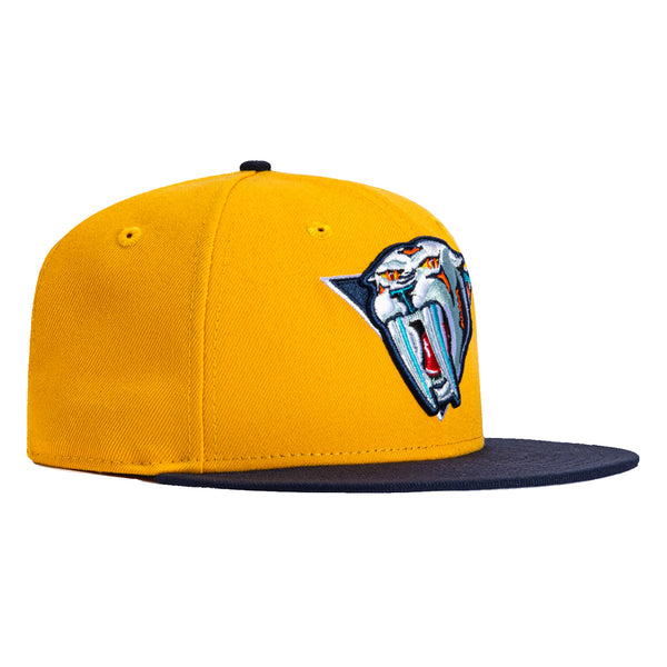 New Era 59Fifty Nashville Predators Hat - Gold, Light Navy – Hat Club