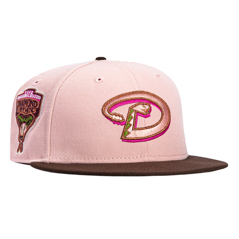 New Era 59Fifty Valentine's Day Arizona Diamondbacks Inaugural Patch D Hat - Pink, Brown New Era
