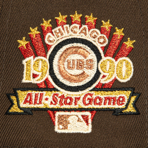 New Era 59Fifty Chicago Cubs 1990 All-Star Game Patch Fitted Hat New Era 59Fifty Chicago Cubs 1990 All-Star Game Patch Fitted Hat