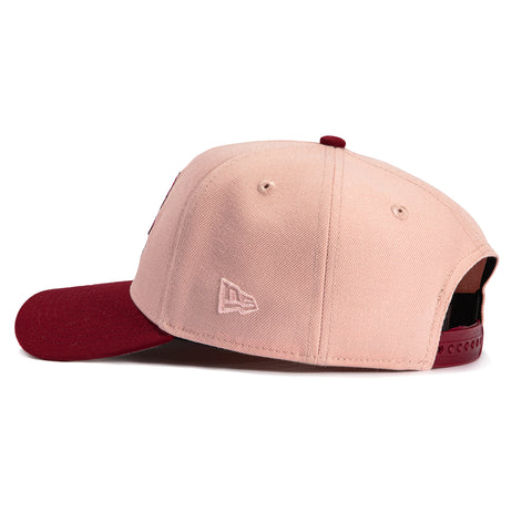 New Era 9Forty A-Frame Valentine's Day St Louis Cardinals 2006 World Series Champions Patch Snapback Logo Hat - Pink, Cardinal