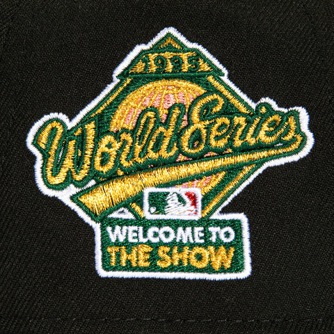 New Era 9Forty A-Frame Valentine's Day Atlanta Braves 1995 World Series Patch Snapback Rose Hat - Black, Green