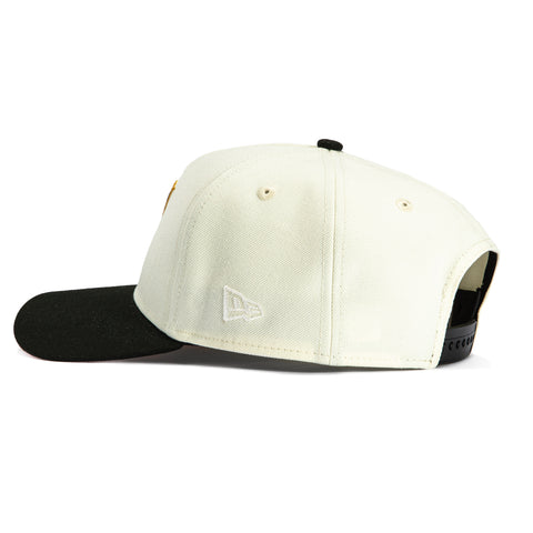 New Era 9Forty A-Frame Valentine's Day Arizona Diamondbacks 2001 World Series Patch Upside Down Snapback Hat - White, Black