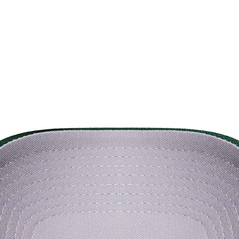 New Era 9Forty A-Frame Minnesota Wild Logo Patch Snapback Hat - Black, Green