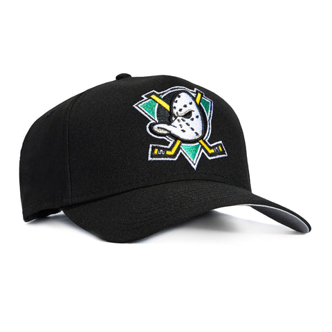 New Era 9Forty A-Frame Anaheim Ducks Snapback Hat - Black New Era