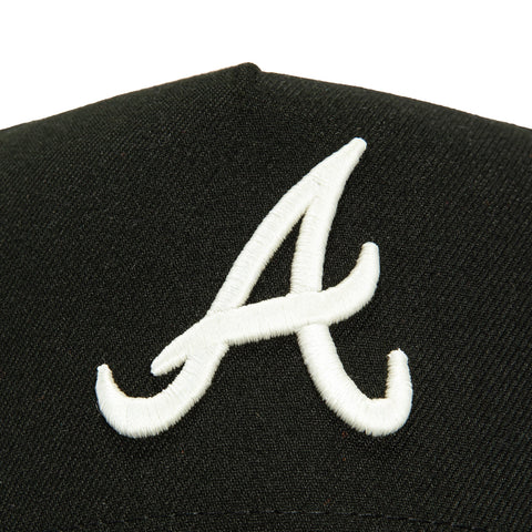New Era 9Forty A-Frame Atlanta Braves 2000 All Star Game Patch Snapback Hat - Black, White