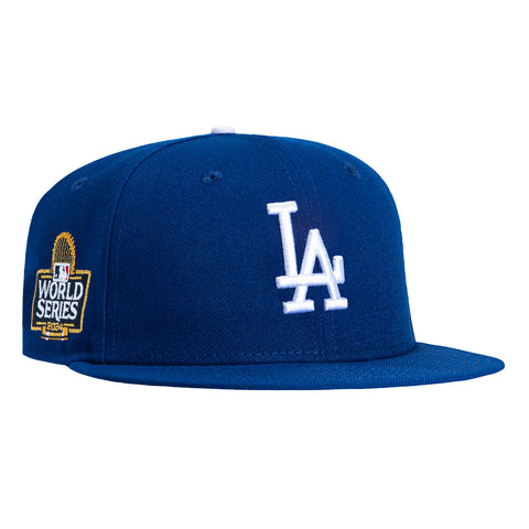 New Era 59Fifty Los Angeles Dodgers 2024 World Series Patch Hat - Royal New Era