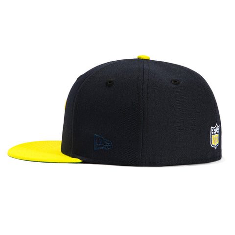 New Era 59Fifty Houston Texans 20th Anniversary Patch Hat - Navy, Yellow