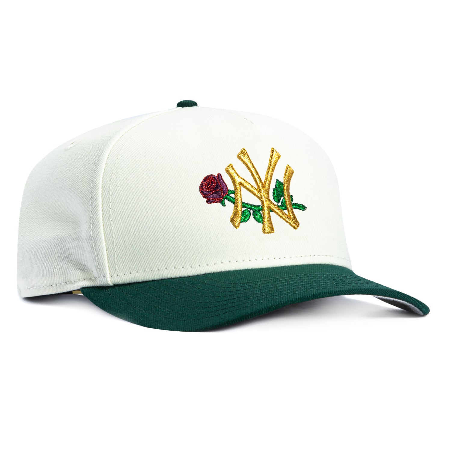 New Era 9Fifty A-Frame New York Yankees Rose Snapback Hat - White