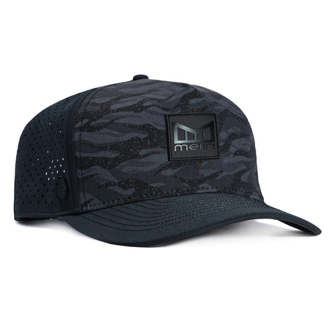 Melin Odysea Stacked Hydro Snapback Hat - Black, Camo Melin