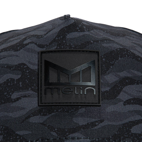 Melin Odysea Stacked Hydro Snapback Hat - Black, Camo Melin