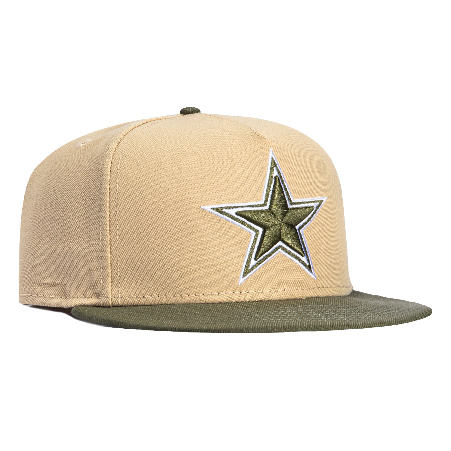 New Era 9Fifty A-Frame Dallas Cowboys Snapback Hat - Tan, Olive