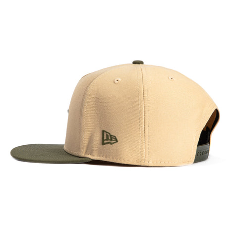 New Era 9Fifty A-Frame Dallas Cowboys Snapback Hat - Tan, Olive Dallas Cowboys
