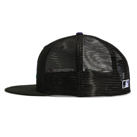 New Era 59Fifty Arizona Diamondbacks Inaugural Patch Spring Training Logo Trucker Hat - Black