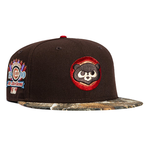 New Era 59Fifty Chicago Cubs 1990 All Star Game Patch Hat - Brown, Realtree New Era
