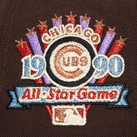 New Era 59Fifty Chicago Cubs 1990 All Star Game Patch Hat - Brown, Realtree New Era