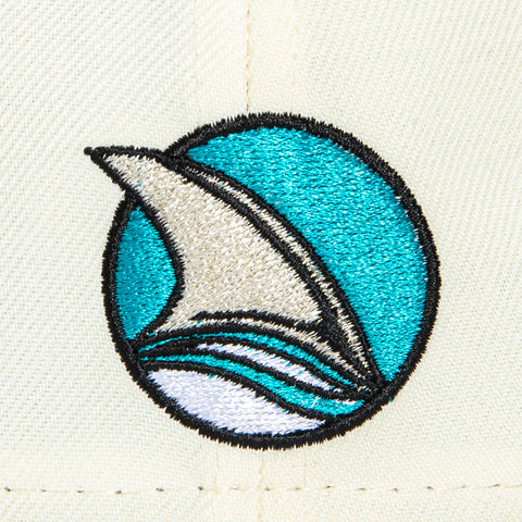 New Era 59Fifty San Jose Sharks 5th Anniversary Patch Hat - White, Black New Era