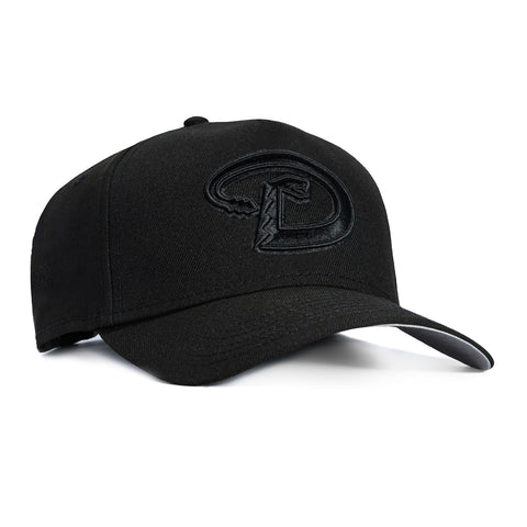 New Era 9Forty A-Frame Arizona Diamondbacks Snapback D Hat - Black, Black New Era