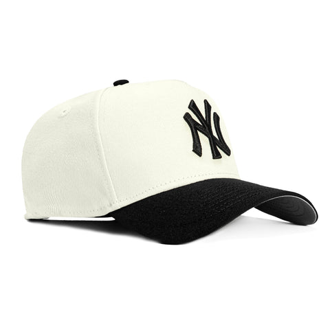 New Era 9Forty A-Frame New York Yankees Snapback Hat White
