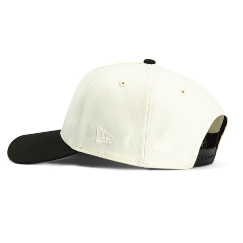 New Era 9Forty A-Frame New York Yankees Snapback Hat - White, Black