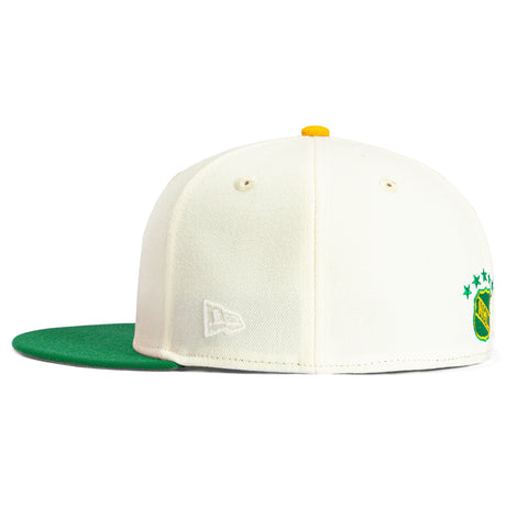 New Era 59Fifty White Dome Dallas Stars Hat - White, Kelly