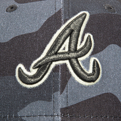New Era 59Fifty Camo Vize Atlanta Braves Hat - Camo, Black