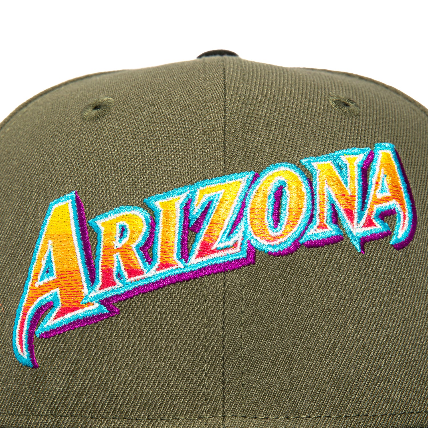 New Era 59Fifty Arizona Diamondbacks Gradient Script Hat - Olive