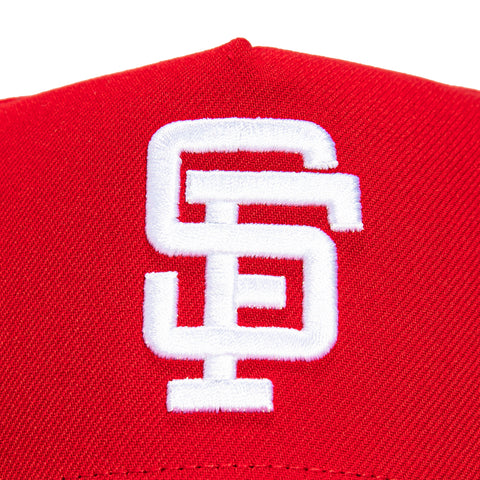 New Era 9Forty A-Frame San Francisco Giants Snapback Hat - Red, White