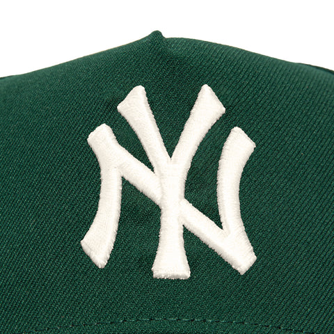 New Era 9Forty A-Frame New York Yankees Snapback Hat - Green, Ivory