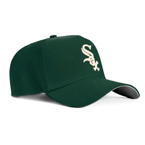 New Era 9Forty A-Frame Chicago White Sox Snapback Hat Green