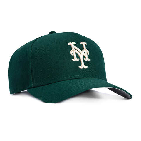 New Era 9Forty A-Frame New York Mets Snapback Hat - Green, Ivory New Era