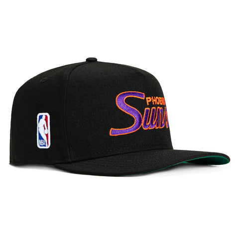 New Era 9Seventy Phoenix Suns Snapback Script Hat - Black New Era
