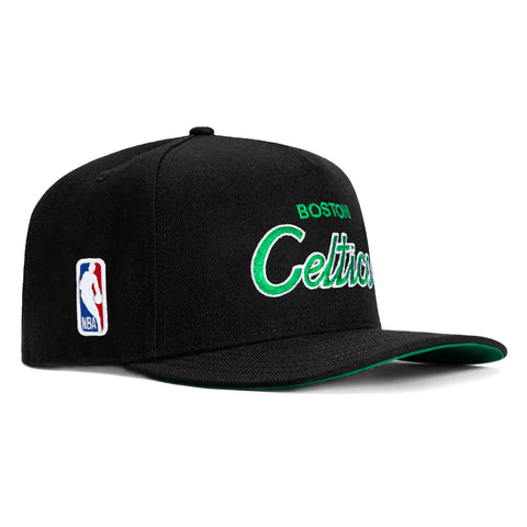 New Era 9Seventy Boston Celtics Script Stretch-Snapback Hat