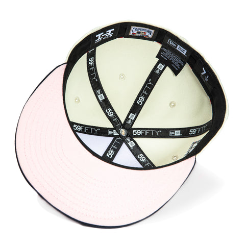 New Era 59Fifty Barbershop San Francisco Giants 2007 All Star Game Patch Script Hat - White, Black