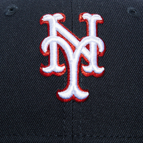 New Era 59Fifty Marine Metallics New York Mets 25th Anniversary Patch Hat - Navy, Black