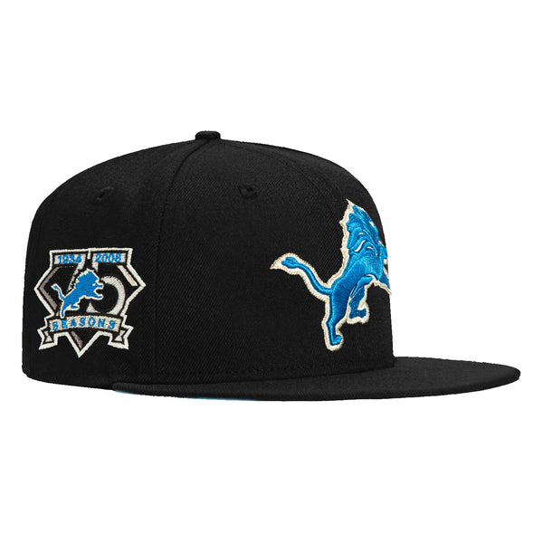 New Era 59Fifty Detroit Lions 75th Anniversary Patch Hat
