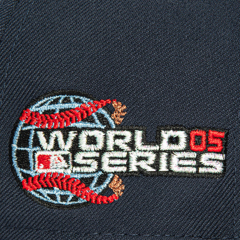 NEW ERA CHICAGO WHITE SOX WORLD SERIES 2005 PATCH FITTED HAT PINK/GREEN 7 3/4 NEW ERA CHICAGO WHITE SOX WORLD SERIES 2005 PATCH FITTED HAT PINK/GREEN 7 3/4