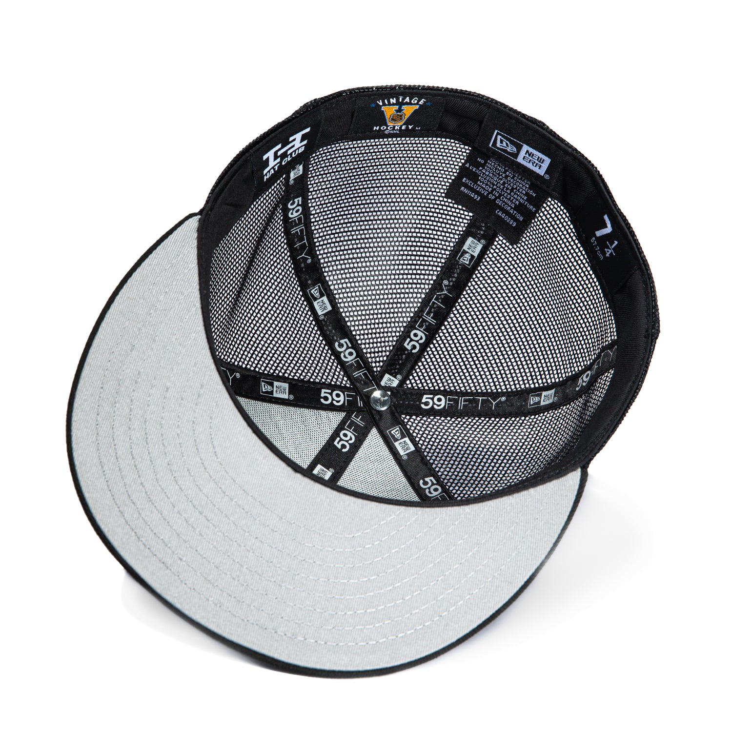 New Era 59Fifty Los Angeles Kings Trucker Script Hat - Black