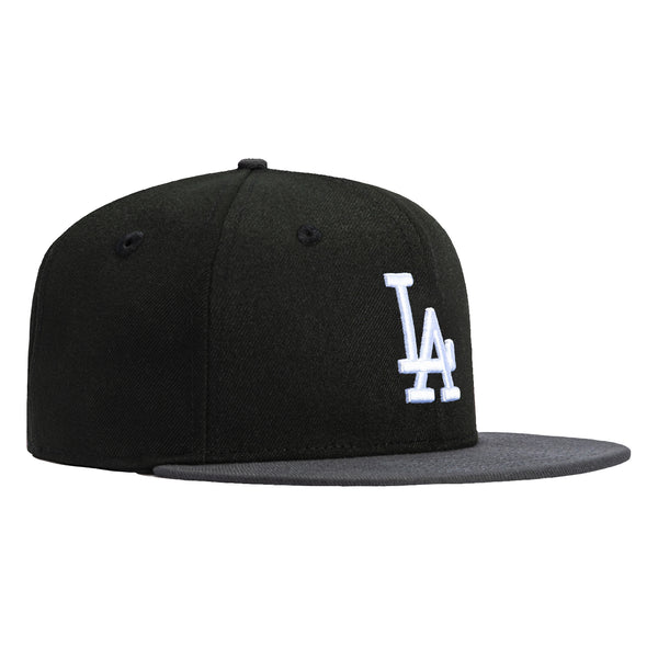 New Era 59Fifty Los Angeles Dodgers Hat - Black, Graphite – Hat Club